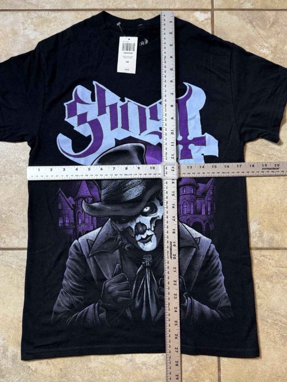 Ghost Papa V Perpetua Top Hat T-Shirt Size MEDIUM New With Tags - Picture 3 of 6
